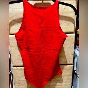 American Apparel red bodysuit